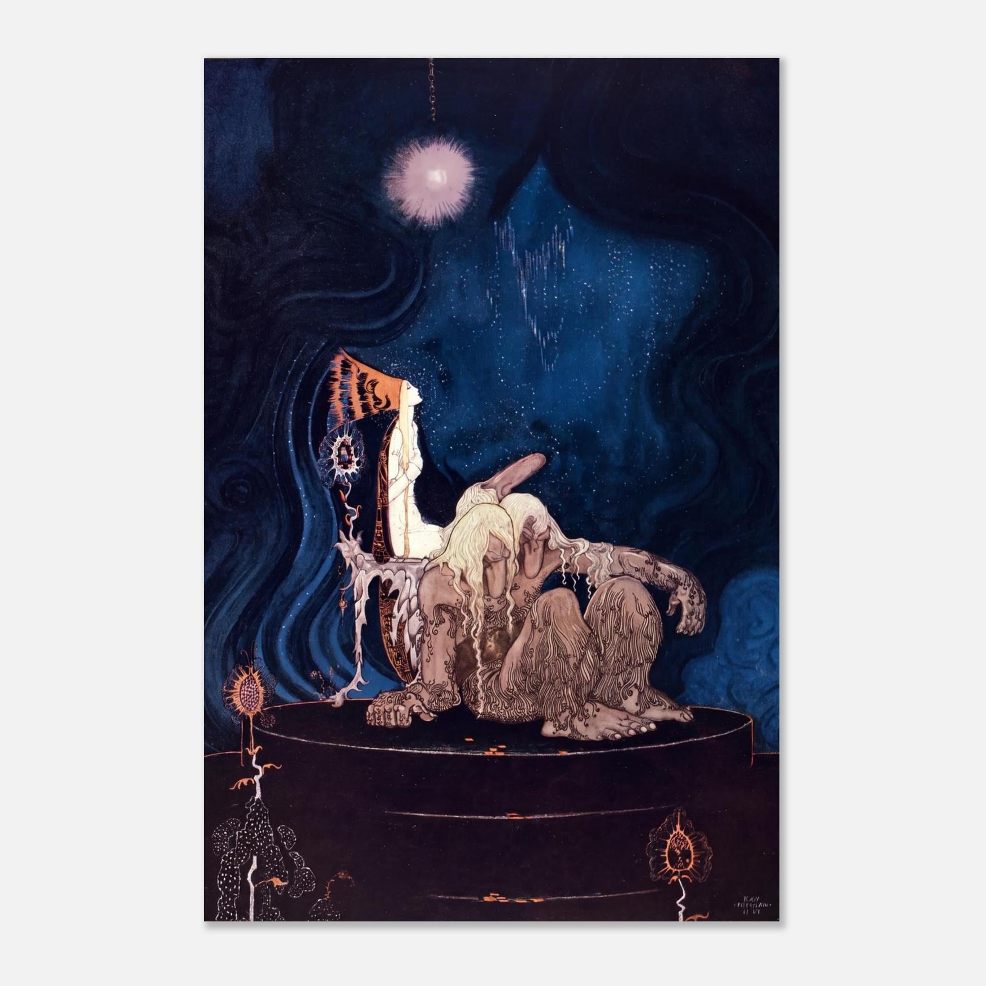 Kay Nielsen Troll Princess East of the Sun West of the Moon Vintage Norse Mythology Art Print Scandinavian Myth Symbolism