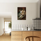 Paolo and Francesca G F Watts Art Print Moody Romanticism Wall Decor Dante s Inferno Gothic Wall Art Dark Academia Moody