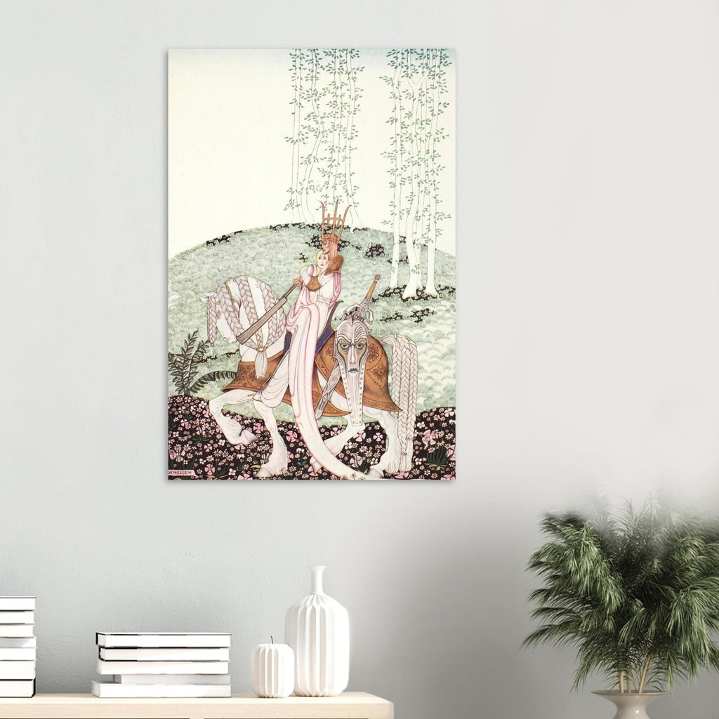 Kay Nielsen East Sun West Moon Vintage Fairytale Print Golden Age Illustration Scandinavian Folklore Horse Art Nouveau Vintage