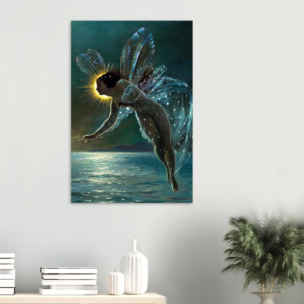Spirit Of The Night Fairy Oil Painting John Atkinson Grimshaw Vintage Victorian Fantasy Art Print Dark Academia And Moody