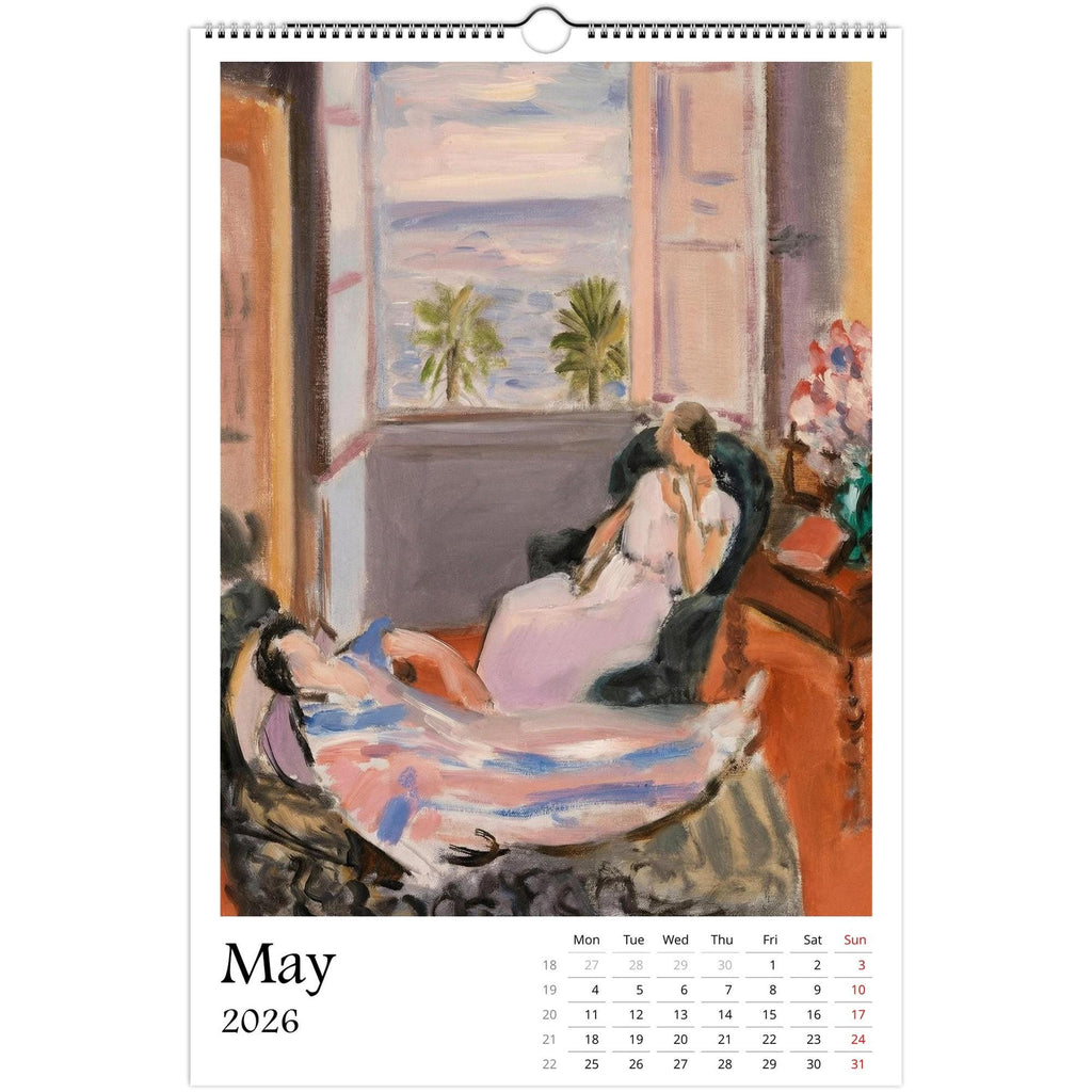 13 Artworks Of Modern Fauvism 2026 Wall Calendar 11x16.5, Henri Matisse, Vibrant Vibe, Vintage Monthly Planner, New Year Gift