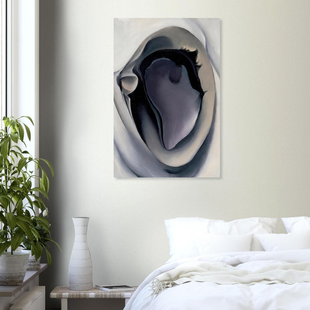 Clam and Mussel by Georgia O'Keeffe Fine Art Print, Modernist Shell Poster, Minimalist Wall Decor, Museum Quality, Abstract Nature