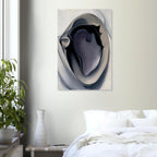 Clam and Mussel by Georgia O'Keeffe Fine Art Print, Modernist Shell Poster, Minimalist Wall Decor, Museum Quality, Abstract Nature