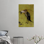 Hieronymus Bosch Bird Monster Eating Frog Art Print Medieval Weird Wall Decor Dark Academia Gothic Home Art Dark Academia & Moody