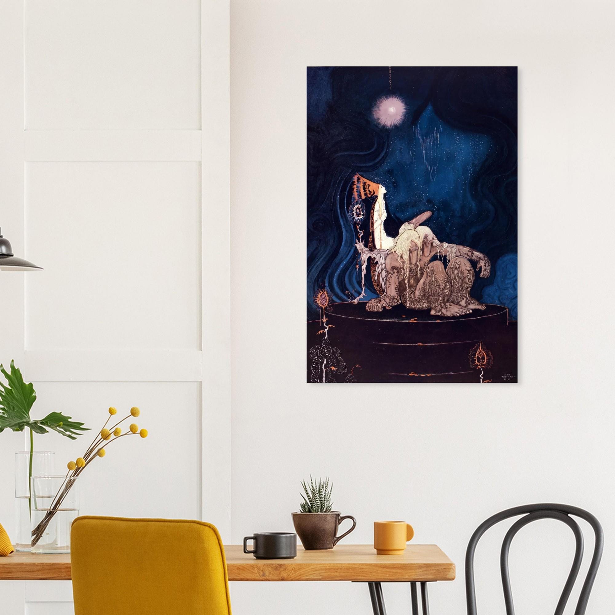 Kay Nielsen Troll Princess East of the Sun West of the Moon Vintage Norse Mythology Art Print Scandinavian Myth Symbolism