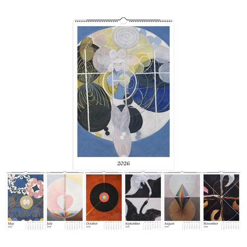 13 Artworks Of Hilma Af Klint 2026 Art Calendar 11x16.5, Abstract Art, Mystical Art, Vintage Aesthetic, Spiritual Decor, Art Gift