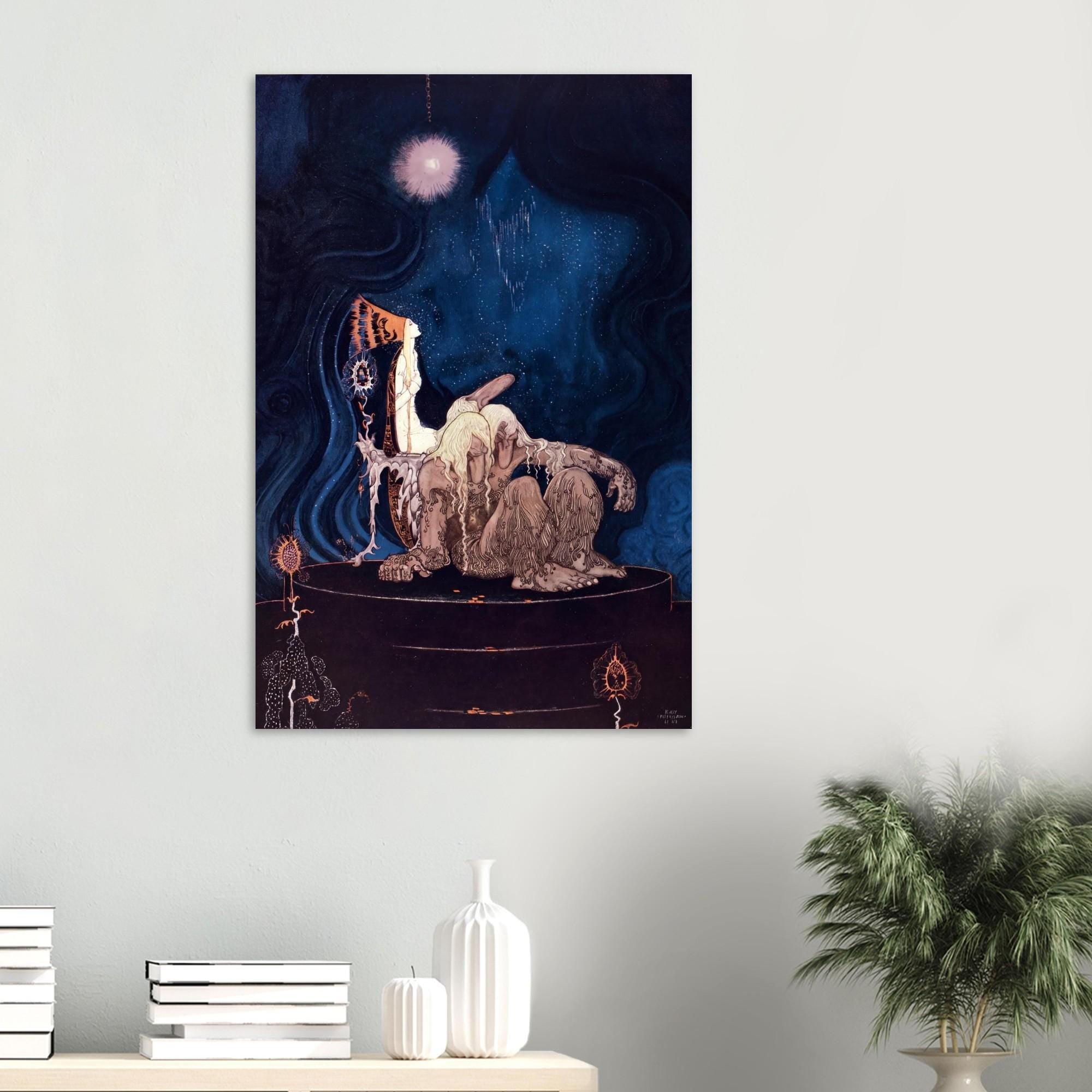 Kay Nielsen Troll Princess East of the Sun West of the Moon Vintage Norse Mythology Art Print Scandinavian Myth Symbolism