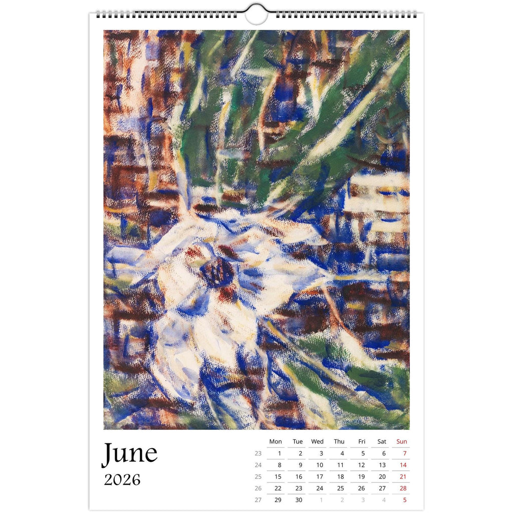 13 Artworks of Christian Rohlfs 2026 Art Calendar 11x16.5, German Expressionism, Floral Monthly Tracker, Vibrant Botanical Aesthetic