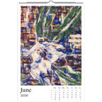 13 Artworks of Christian Rohlfs 2026 Art Calendar 11x16.5, German Expressionism, Floral Monthly Tracker, Vibrant Botanical Aesthetic