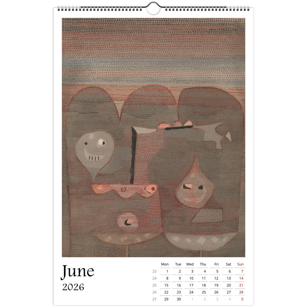 13 Artworks Of Paul Klee 2026 Art Calendar 11x16.5, Bauhaus Art, Abstract Paintings, Retro Modern, Boho Decor, Art Lover Gift