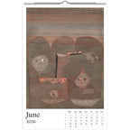 13 Artworks Of Paul Klee 2026 Art Calendar 11x16.5, Bauhaus Art, Abstract Paintings, Retro Modern, Boho Decor, Art Lover Gift