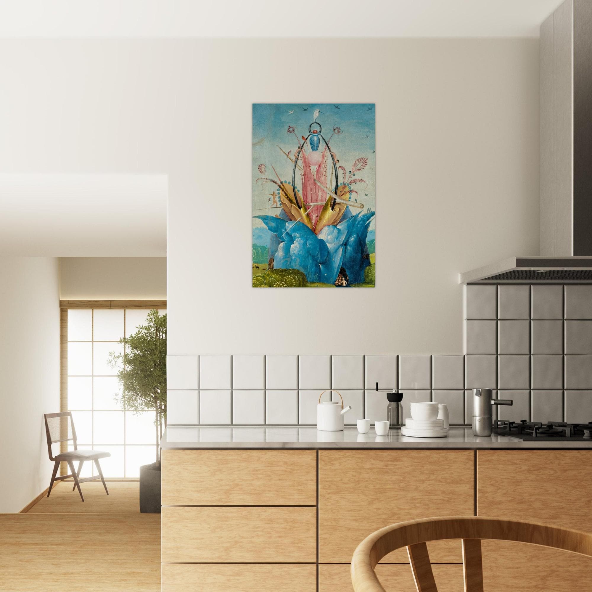 Hieronymus Bosch Garden of Earthly Delights Art Print, Renaissance Surrealism Wall Decor, Weird Medieval Dark Academia & Moody a572f