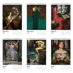 13 Artworks Of John William Waterhouse 2026 Art Calendar 11x16.5, Pre Raphaelite, Fine Art, Dark Academia, Moody, Gift For Her