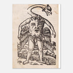 Renaissance Woodcut Monster Art Print Ulisse Aldrovandi Monstrorum Historia Antique Mythical Beast Wall Decor Poster Myth And Symbolism