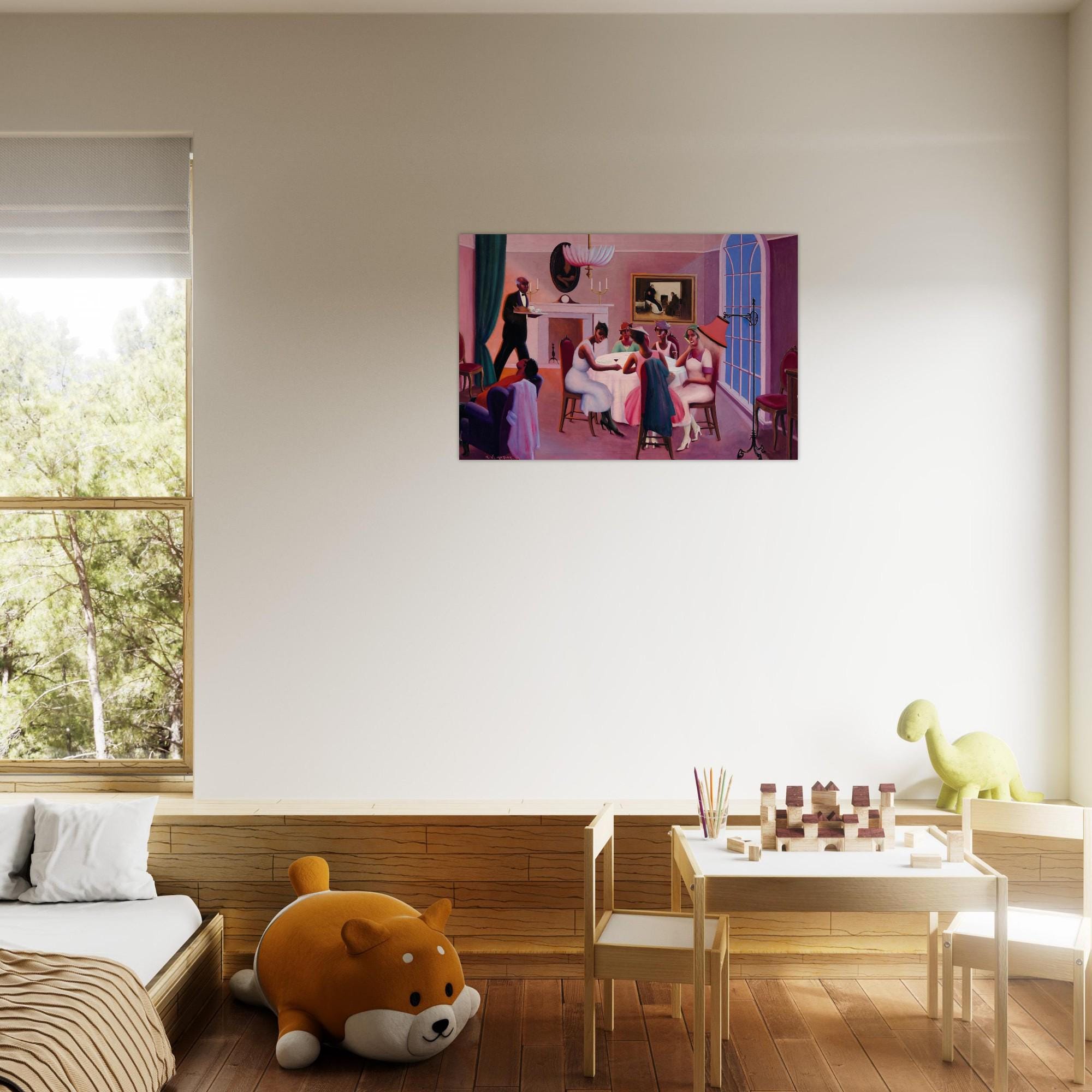 Archibald Motley Cocktails Art Print Jazz Age Harlem Renaissance Wall Art Vintage African American Decor Portraits & Figures