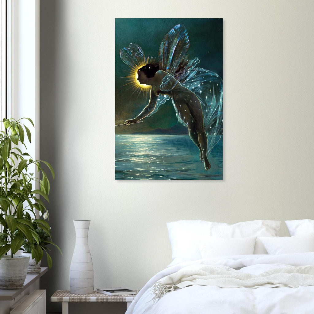 Spirit Of The Night Fairy Oil Painting John Atkinson Grimshaw Vintage Victorian Fantasy Art Print Dark Academia And Moody