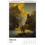 13 Artworks Of Maxfield Parrish 2026 Art Calendar 11x16.5, Golden Age Art, Classic View, Dreamy Aesthetic, Fantasy, Gift Idea