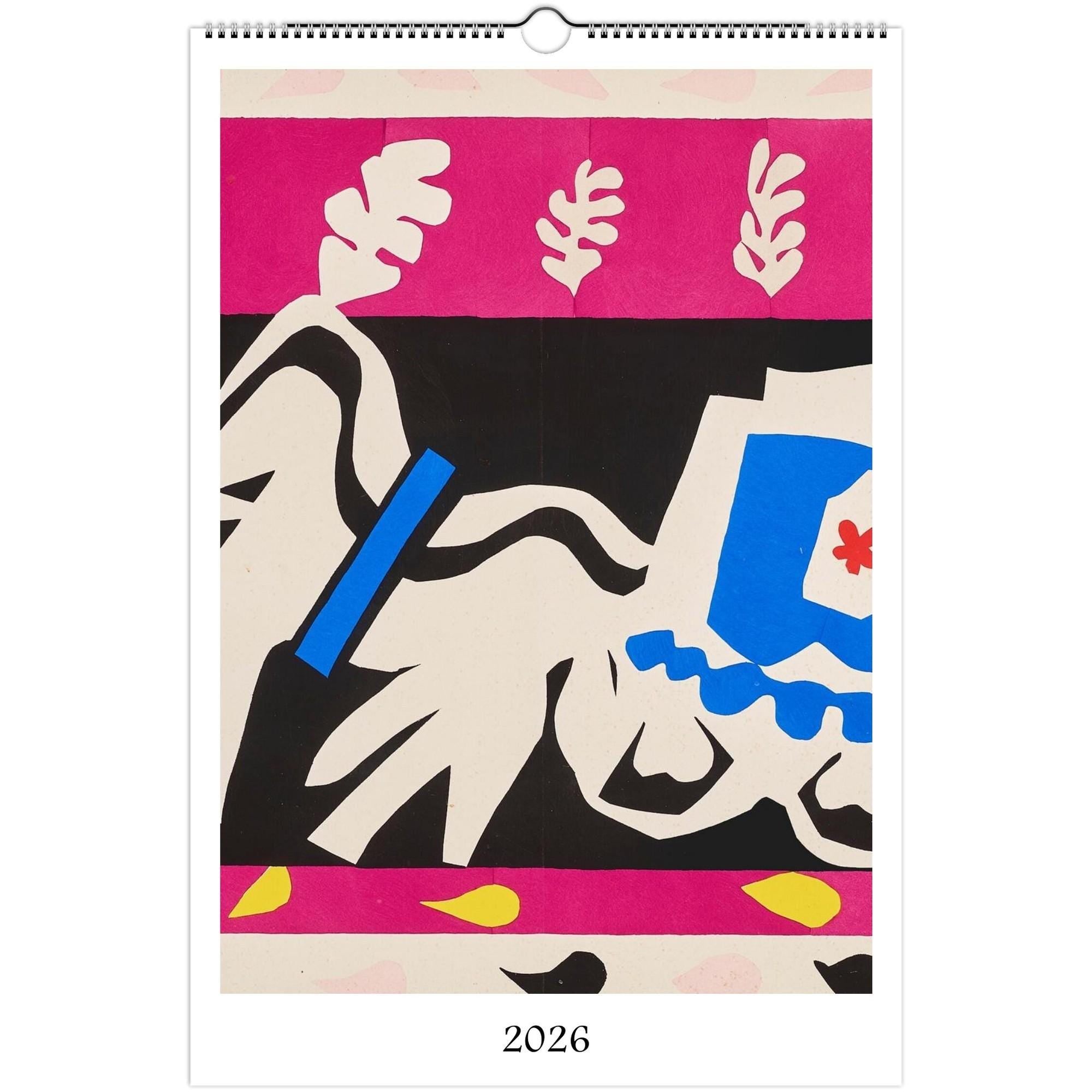 13 Artworks Of Henri Matisse 2026 Art Calendar 11x16.5, Fauvism, Abstract Poster, Vibrant Art, Eclectic Room, Art Lover Gift