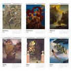 13 Artworks Of Maxfield Parrish 2026 Art Calendar 11x16.5, Golden Age Art, Classic View, Dreamy Aesthetic, Fantasy, Gift Idea