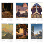 13 Artworks Of Maxfield Parrish 2026 Art Calendar 11x16.5, Golden Age Art, Classic View, Dreamy Aesthetic, Fantasy, Gift Idea