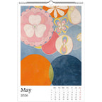 13 Artworks Of Spiritual Abstract Painting 2026 Wall Calendar 11x16.5, Hilma Af Klint, Mystical Calendar, Pastel Decor Gift