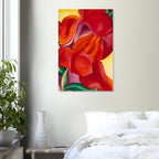 Red Canna by Georgia O'Keeffe, Fine Art Print, Modernist Floral Wall Art, Red Flower Painting, Museum Quality, Gift For Artist