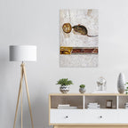 Roman Mouse Mosaic Art Print | Asarotos Oikos Unswept Floor | Ancient Rome Wall Art | Classics Gift | Archaeology Room Decor Poster Print