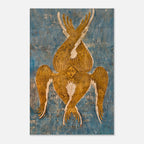 Seraphim Art Print Biblically Accurate Angel Byzantine Fresco Wall Decor Six Winged Ancient Sacred Christian Myth & Symbolism 067a9