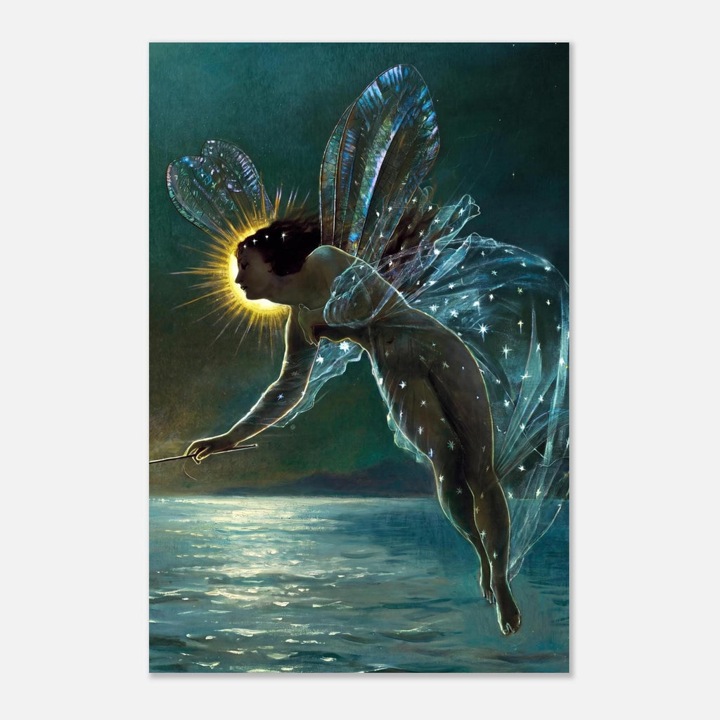 Spirit Of The Night Fairy Oil Painting John Atkinson Grimshaw Vintage Victorian Fantasy Art Print Dark Academia And Moody