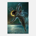 Spirit Of The Night Fairy Oil Painting John Atkinson Grimshaw Vintage Victorian Fantasy Art Print Dark Academia And Moody