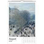 13 Artworks Of Claude Monet 2026 Art Calendar 11x16.5, French Impressionism, Nature Scenes, Fine Art, Retro Vibe, Holiday Gift