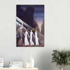 Kay Nielsen Art Print The Three Princesses in the Blue Mountain Vintage Fairy Tale Illustration Norse Folklore Art Nouveau and Vintage