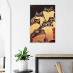 Utagawa Kuniyoshi Unimpressed Frog Woodblock Print Tenjiku Tokubei Vintage Japanese Toad Art Poster Woodblock Asian Art