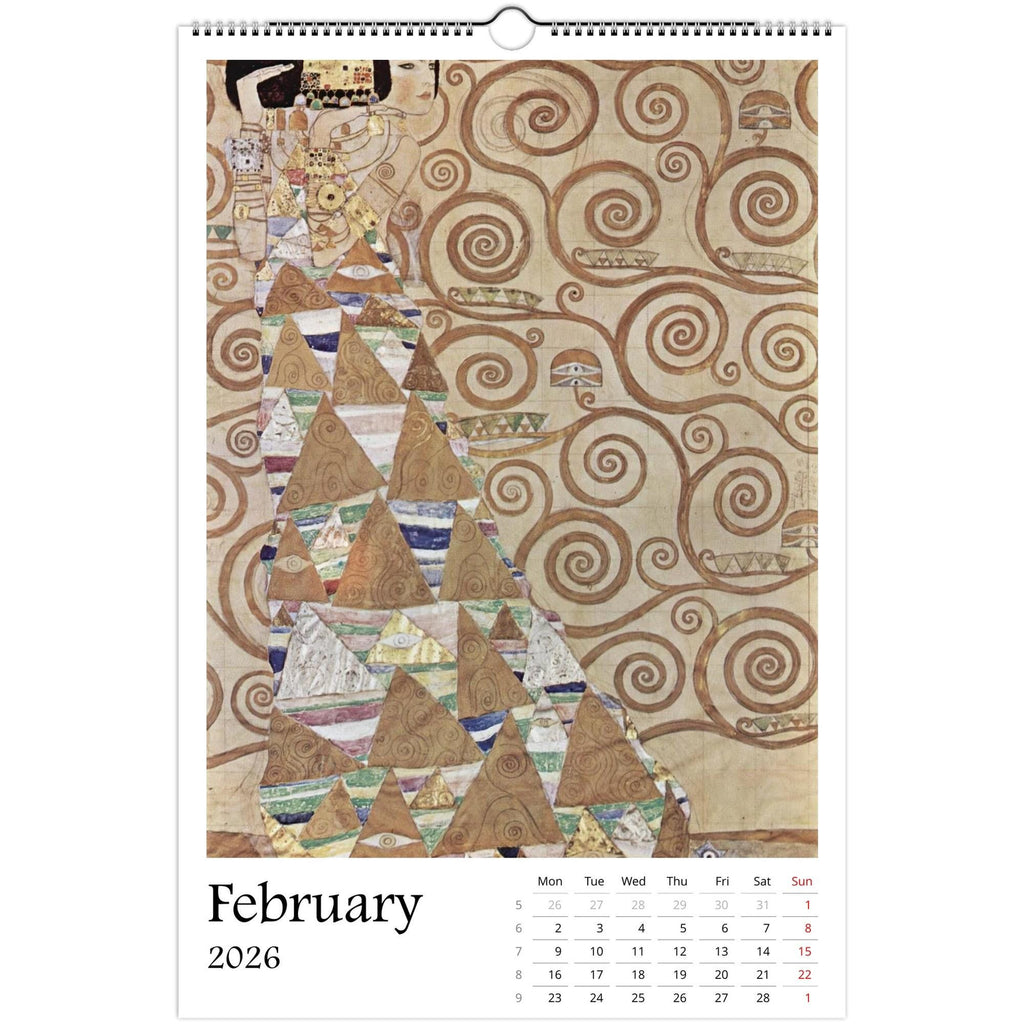 13 Artworks Of Gustav Klimt 2026 Art Calendar 11x16.5, Art Nouveau Movement, Masterpieces, Golden Aesthetic, Vintage Vibe, Art Gift