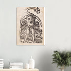 Renaissance Woodcut Monster Art Print Ulisse Aldrovandi Monstrorum Historia Antique Mythical Beast Wall Decor Poster Myth And Symbolism