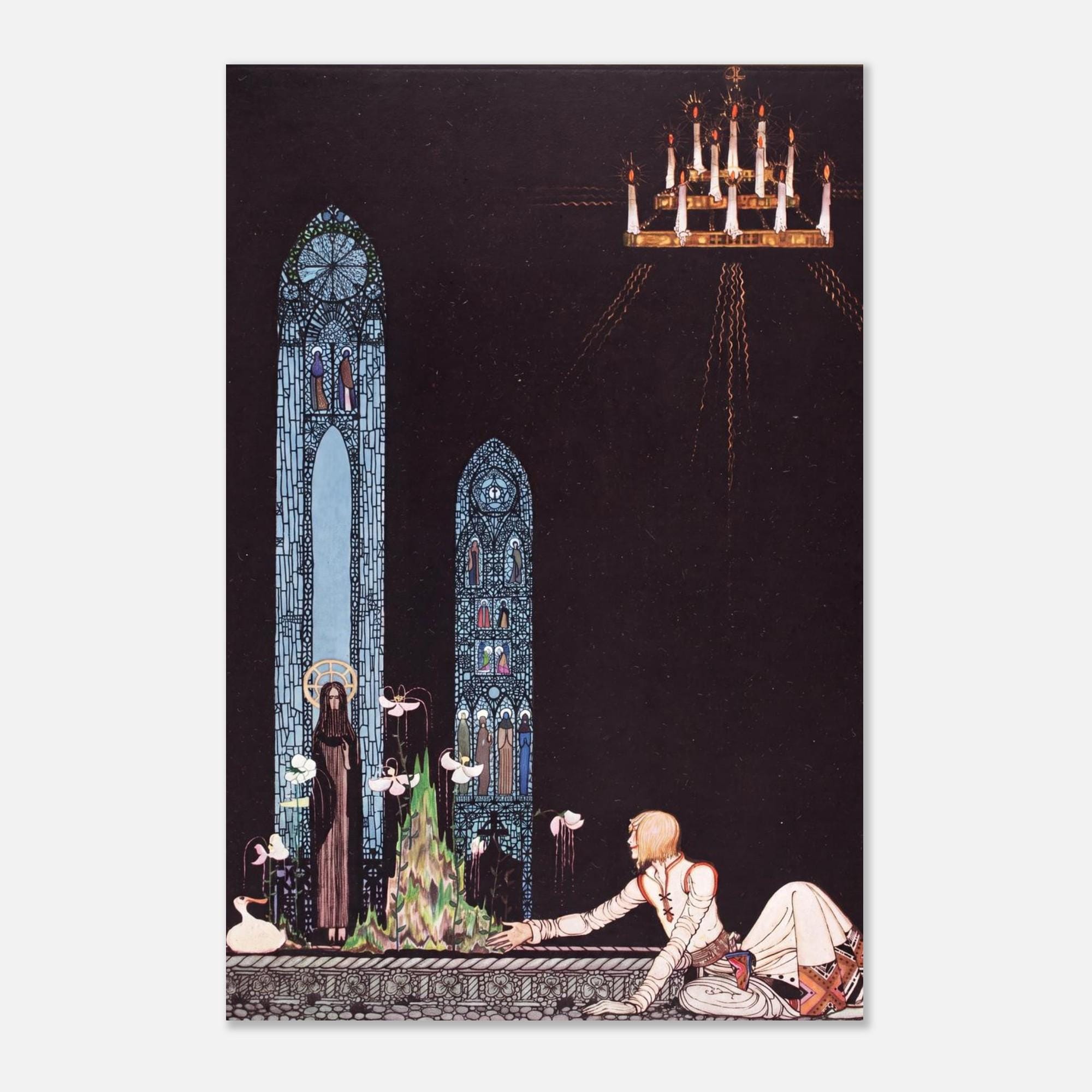 Kay Nielsen Art Print East of the Sun and West of the Moon Vintage Fairy Tale Illustration Dark Academia Art Nouveau and Vintage