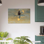 Hieronymus Bosch Flying Fish Print Surreal Medieval Wall Art Renaissance Masterpiece Detail Weird Gothic Decor Dark Academia Moody