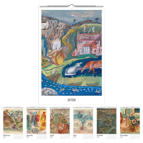 13 Artworks Of Frances Hodgkins 2026 Art Calendar 11x16.5, Modernist Art, Gallery Decor, Vintage Fine Art, Moody, Art Lover Gift