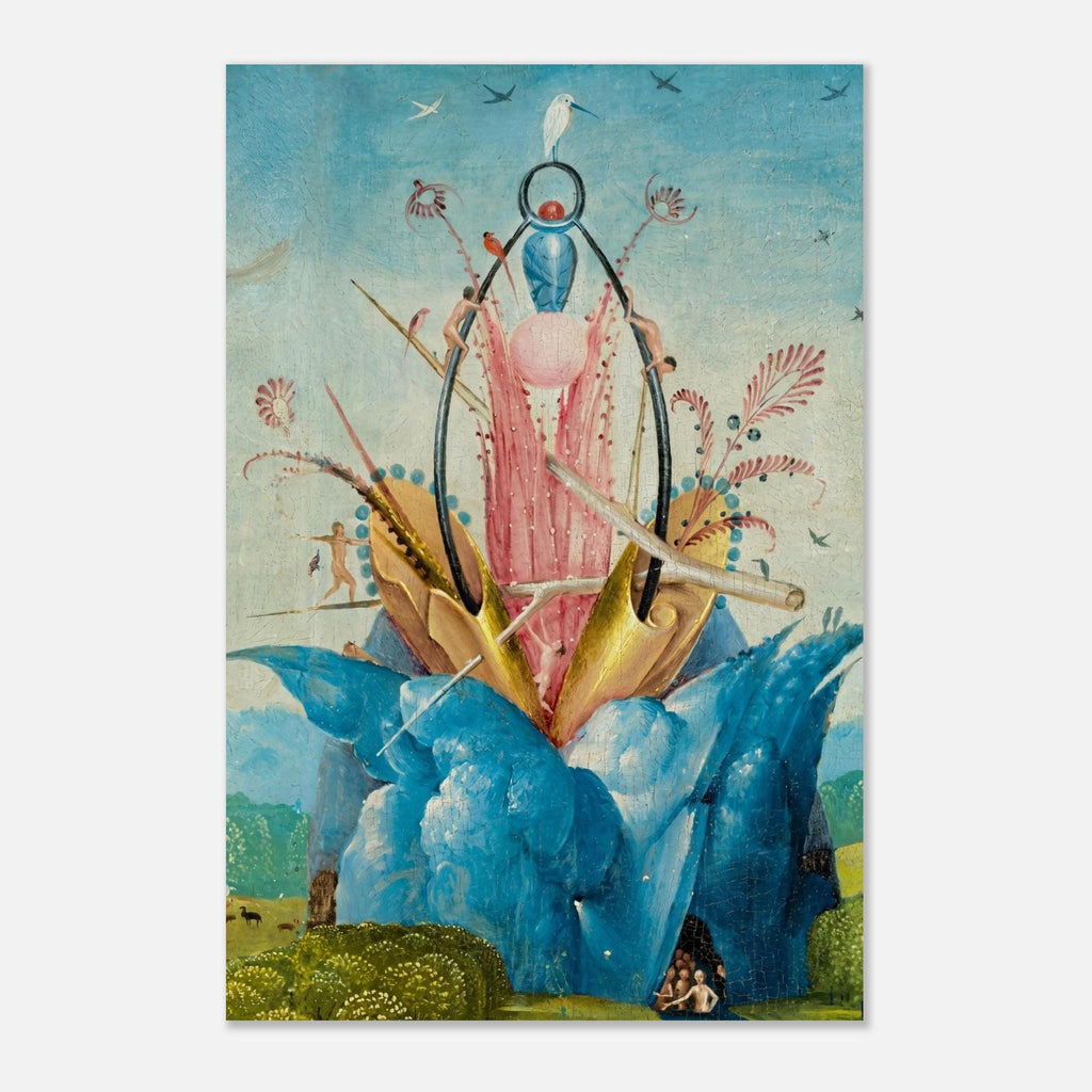Hieronymus Bosch Garden of Earthly Delights Art Print, Renaissance Surrealism Wall Decor, Weird Medieval Dark Academia & Moody a572f