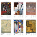 13 Artworks Of Paul Klee 2026 Art Calendar 11x16.5, Bauhaus Art, Abstract Paintings, Retro Modern, Boho Decor, Art Lover Gift