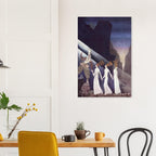 Kay Nielsen Art Print The Three Princesses in the Blue Mountain Vintage Fairy Tale Illustration Norse Folklore Art Nouveau and Vintage