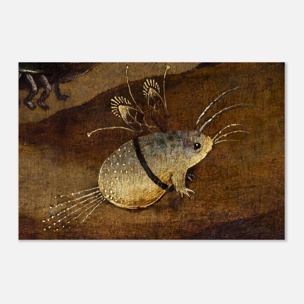 Hieronymus Bosch Creature Print Medieval Bestiary Wall Art Surreal Gothic Monster Poster Dark Academia Moody Dark Fantasy Macabre