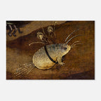 Hieronymus Bosch Creature Print Medieval Bestiary Wall Art Surreal Gothic Monster Poster Dark Academia Moody Dark Fantasy Macabre