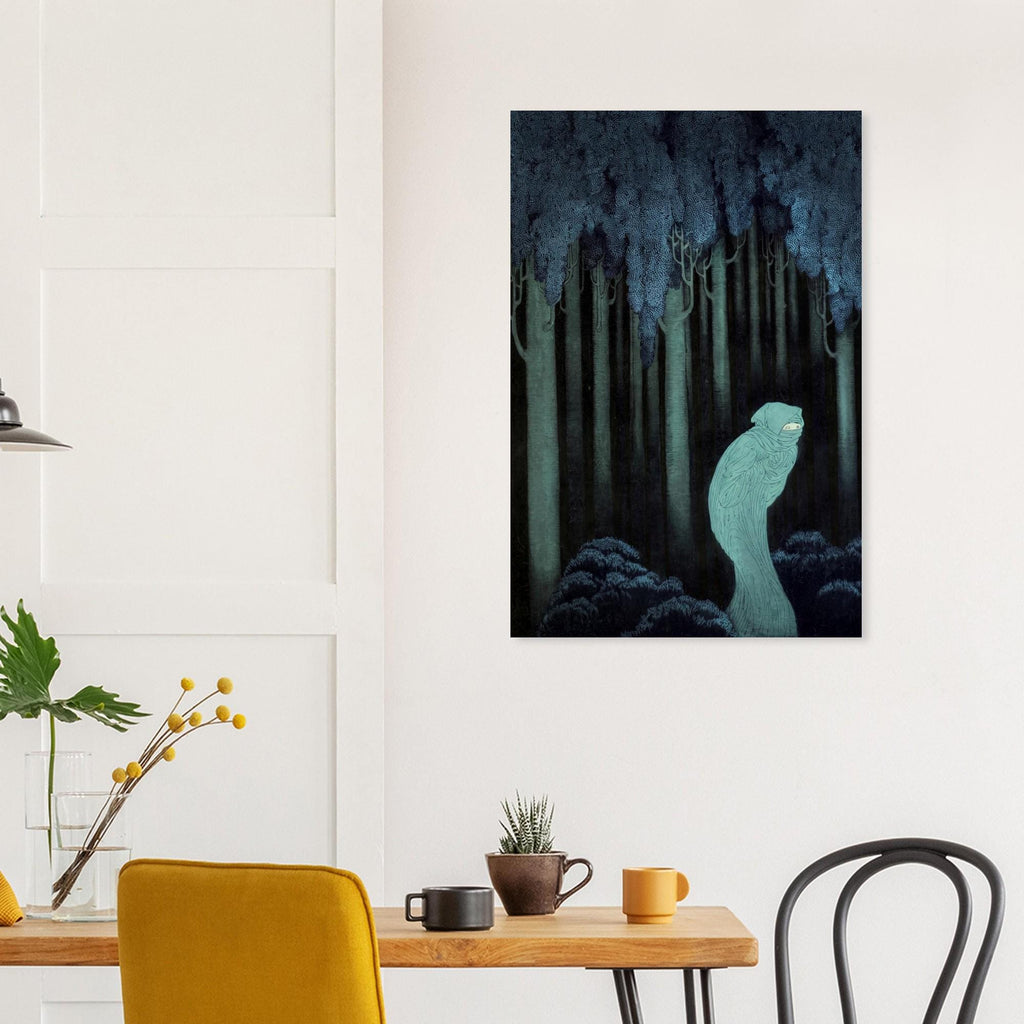 Kay Nielsen Art Print Moody Blue Forest Vintage Fairy Tale Illustration Gothic Folklore Dark Academia Wall Art Dark Academia Moody