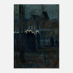 Louis Welden Hawkins The Procession of Souls 1893 Symbolist Art Print Moody Gothic Wall Decor Dark Academia Moody