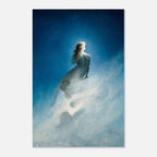 Celestial Goddess Asking the Stars Karl Wilhelm Diefenbach 1898 Ethereal Symbolist Vintage Fine Art Wall Print Myth Symbolism