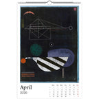 13 Artworks of Wassily Kandinsky 2026 Wall Calendar 11x16.5, Abstract Art Monthly Planner, Bauhaus Design 12 Month Hanging, Modern Artist