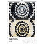 13 Artworks Of Spiritual Abstract Painting 2026 Wall Calendar 11x16.5, Hilma Af Klint, Mystical Calendar, Pastel Decor Gift