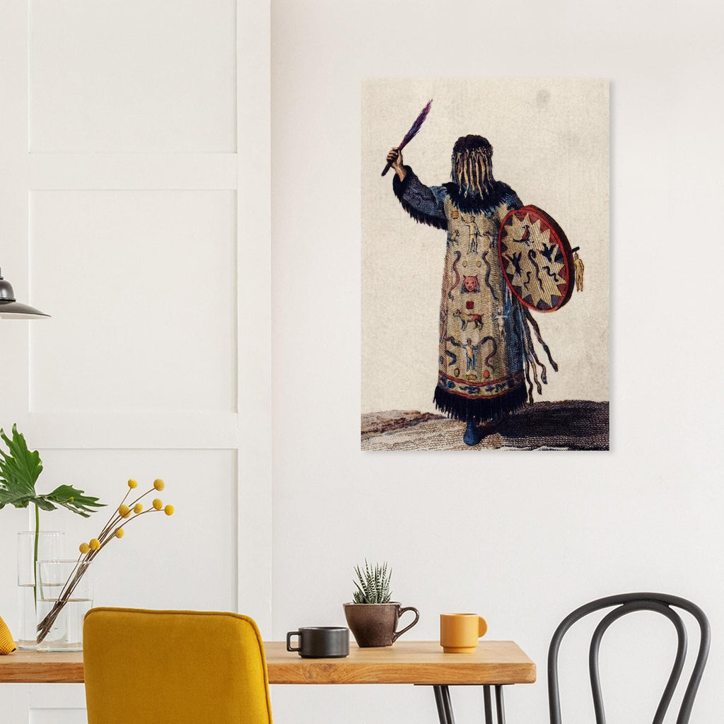 Siberian Shaman by William Alexander Fine Art Print, Antique Russian Costume, Ethnic Shamanic Poster, Tribal History Wall Art
