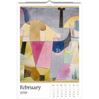 13 Artworks Of Paul Klee 2026 Art Calendar 11x16.5, Bauhaus Art, Abstract Paintings, Retro Modern, Boho Decor, Art Lover Gift